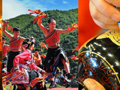 彝族国家级非物质文化遗产：彝族漆器、撮泰吉、铃铛舞、火把节 ...