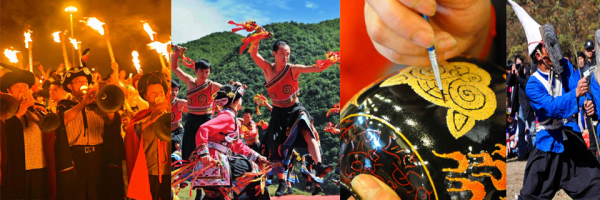 彝族国家级非物质文化遗产：彝族漆器、撮泰吉、铃铛舞、火把节 ...