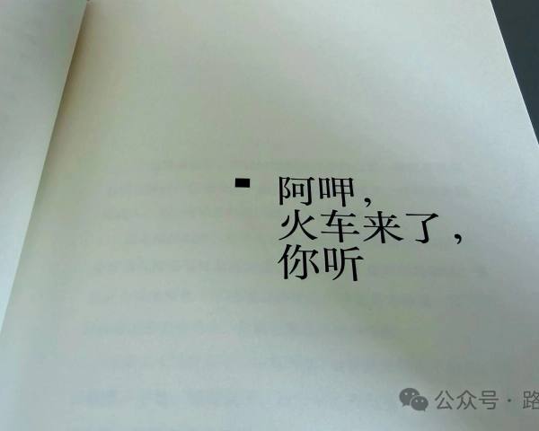 阿西阿呷：阿呷，火车来了，你听